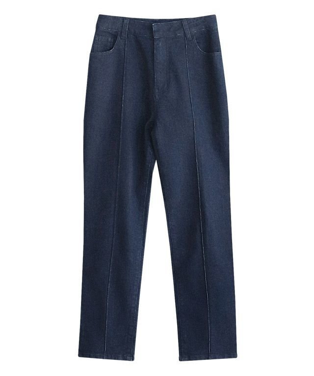 【ピエロ/Pierrot】のピンタックストレートデニム インテリア・キッズ・メンズ・レディースファッション・服の通販 founy(ファニー) https://founy.com/ ファッション Fashion レディースファッション Fashion for Women パンツ Pants & Trousers ストレッチ Stretch, Stretchy Fabric センター Center, Center Line デニム Denim, Jeans Material プチプライス・低価格 Affordable / Budget Price |ID: prp329100001119936 ipo3291000000024902023
