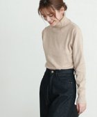 【ピエロ/Pierrot】の【FINAL SALE!特別価格】プレミアムカシミヤタッチタートルニット 杢ベージュ|ID:prp329100001119968