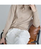 【ピエロ/Pierrot】のプレミアムカシミヤタッチタートルニット 167cm / 杢ベージュ / M|ID: prp329100001119968 ipo3291000000034630352