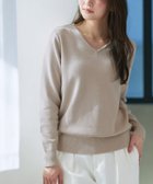 【ピエロ/Pierrot】のネックが選べるプレミアムカシミヤタッチニット 人気、トレンドファッション・服の通販 founy(ファニー) ファッション Fashion レディースファッション Fashion for Women トップス・カットソー Cut & Sew Tops ニット Knit Tops & Sweaters 送料無料 Free Shipping シンプル Simple, Minimal プチプライス・低価格 Affordable / Budget Price ルーズ Loose, Oversized エレガント 上品 Elegant thumbnail 166cm / ライトグレージュ / Vネック / M|ID: prp329100001119970 ipo3291000000036068926