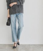 【ピエロ/Pierrot】の選べる2type ハイウエストストレートデニム 167cm / ライトブルー / ダメージ / M|ID: prp329100001354980 ipo3291000000035996643