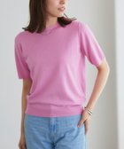 【ピエロ/Pierrot】のシルクタッチウォッシャブル半袖ニット 人気、トレンドファッション・服の通販 founy(ファニー) ファッション Fashion レディースファッション Fashion for Women トップス・カットソー Cut & Sew Tops ニット Knit Tops & Sweaters ウォッシャブル Machine Washable シルク Silk, 100% Silk シンプル Simple, Minimal プチプライス・低価格 Affordable / Budget Price エレガント 上品 Elegant 半袖 Short Sleeve, Half Sleeve 吸水 Absorbent, Quick-Dry thumbnail 167cm / クリアピンク / M|ID: prp329100001354982 ipo3291000000036274677