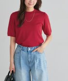 【ピエロ/Pierrot】のシルクタッチウォッシャブル半袖ニット 人気、トレンドファッション・服の通販 founy(ファニー) ファッション Fashion レディースファッション Fashion for Women トップス・カットソー Cut & Sew Tops ニット Knit Tops & Sweaters ウォッシャブル Machine Washable シルク Silk, 100% Silk シンプル Simple, Minimal プチプライス・低価格 Affordable / Budget Price エレガント 上品 Elegant 半袖 Short Sleeve, Half Sleeve 吸水 Absorbent, Quick-Dry thumbnail 166cm / レッド / M|ID: prp329100001354982 ipo3291000000036274681