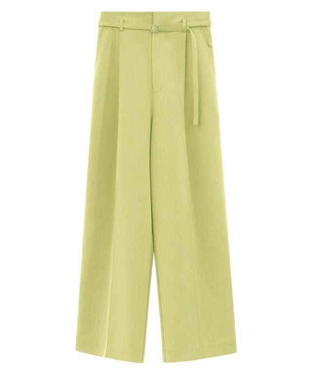 【ピエロ/Pierrot】のベルト付きストレートパンツ インテリア・キッズ・メンズ・レディースファッション・服の通販 founy(ファニー) ファッション Fashion レディースファッション Fashion for Women パンツ Pants & Trousers ベルト&ウエストマーク Belts & Waist Accessories ストレート Straight, Straight Cut プチプライス・低価格 Affordable / Budget Price イエロー|ID: prp329100001497228 ipo3291000000035996603