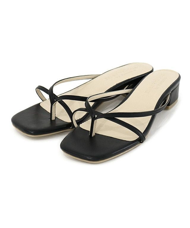 【ピエロ/Pierrot】の【アウトレットSALE!】スクエアトゥトングサンダル 人気、トレンドファッション・服の通販 founy(ファニー) 　ファッション　Fashion　レディースファッション　Fashion for Women　アウトレット　Outlet / Clearance　シューズ　Shoes, Footwear　プチプライス・低価格　Affordable / Budget Price　ラップ　Wrap, Wrap Design　 other-1|ID: prp329100001497232 ipo3291000000036069670