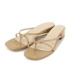 【ピエロ/Pierrot】の【アウトレットSALE!】スクエアトゥトングサンダル 人気、トレンドファッション・服の通販 founy(ファニー) ファッション Fashion レディースファッション Fashion for Women アウトレット Outlet / Clearance シューズ Shoes, Footwear プチプライス・低価格 Affordable / Budget Price ラップ Wrap, Wrap Design thumbnail ベージュ|ID: prp329100001497232 ipo3291000000036069674