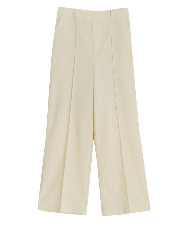 【ピエロ/Pierrot】の【アウトレットSALE!】麻混ピンタックボックスパンツ 人気、トレンドファッション・服の通販 founy(ファニー) 　ファッション　Fashion　レディースファッション　Fashion for Women　パンツ　Pants & Trousers　アウトレット　Outlet / Clearance　プチプライス・低価格　Affordable / Budget Price　ボックス　Boxy, Box Shape　リネン　Linen, Linen Fabric　エレガント 上品　Elegant　 other-1|ID: prp329100001551883 ipo3291000000035996749