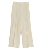 【ピエロ/Pierrot】の【アウトレットSALE!】麻混ピンタックボックスパンツ アイボリー|ID: prp329100001551883 ipo3291000000035996750