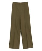 【ピエロ/Pierrot】の【アウトレットSALE!】麻混ピンタックボックスパンツ ブラウン|ID: prp329100001551883 ipo3291000000035996751