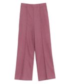 【ピエロ/Pierrot】の【アウトレットSALE!】麻混ピンタックボックスパンツ ベリー|ID: prp329100001551883 ipo3291000000035996753