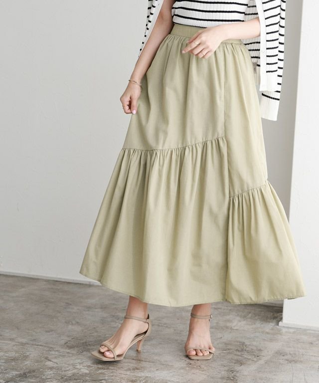 【ピエロ/Pierrot】の【アウトレットSALE!】ギャザー切り替えスカート 人気、トレンドファッション・服の通販 founy(ファニー) 　ファッション　Fashion　レディースファッション　Fashion for Women　スカート　Skirts　アウトレット　Outlet / Clearance　アシンメトリー　Asymmetrical Style　ギャザー　Gathered, Ruffled　シンプル　Simple, Minimal　プチプライス・低価格　Affordable / Budget Price　 other-1|ID: prp329100001744686 ipo3291000000036069882