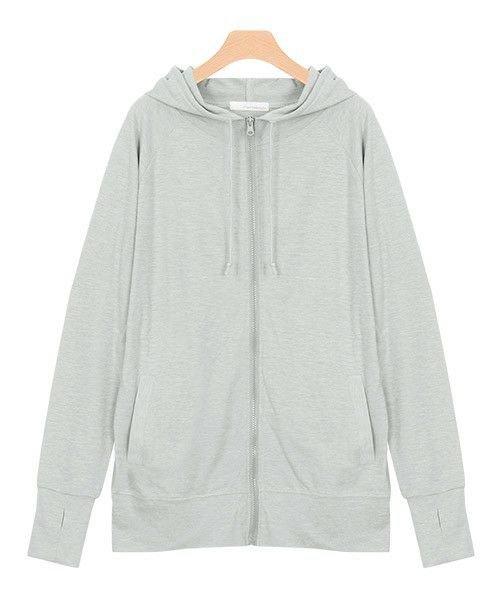 【ピエロ/Pierrot】の【アウトレットSALE!】2typeから選べるUVカットスラブパーカー インテリア・キッズ・メンズ・レディースファッション・服の通販 founy(ファニー) 　ファッション　Fashion　レディースファッション　Fashion for Women　トップス・カットソー　Cut & Sew Tops　レディースパーカー・カジュアルフーディー　Casual Hoodies & Sweatshirts　アウトレット　Outlet / Clearance　おすすめ　Recommended / Our Picks　プチプライス・低価格　Affordable / Budget Price　夏　Summer　春　Spring　秋　Autumn　軽量　Lightweight, Ultra Light　杢グレー|ID: prp329100001777203 ipo3291000000033729472