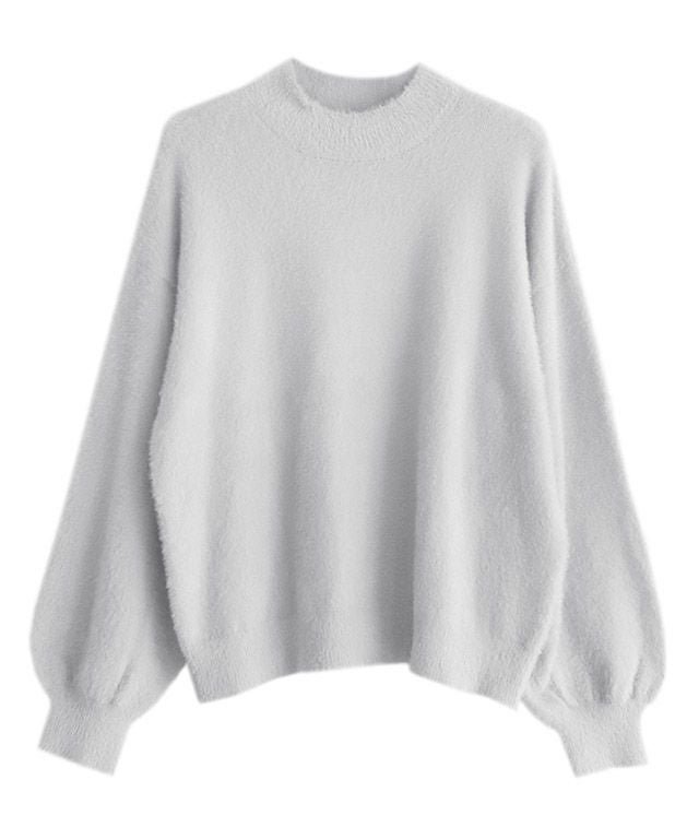 【ピエロ/Pierrot】のシャギーハイネックバルーン袖ニット 人気、トレンドファッション・服の通販 founy(ファニー) 　ファッション　Fashion　レディースファッション　Fashion for Women　トップス・カットソー　Cut & Sew Tops　ニット　Knit Tops & Sweaters　ハイネック　High Neck, Mock Neck　バルーン　Balloon, Balloon Silhouette　プチプライス・低価格　Affordable / Budget Price　エレガント 上品　Elegant　 other-1|ID: prp329100001831706 ipo3291000000036069899