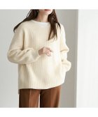 【ピエロ/Pierrot】の選べるふんわりウォッシャブルボリューム袖ニット 165cm / アイボリー / Vネック / M|ID: prp329100001831732 ipo3291000000034378554