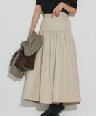 【ピエロ/Pierrot】の【アウトレットSALE!】切り替えフレアスカート 166cm / ライトベージュ / M|ID: prp329100001868848 ipo3291000000033500831