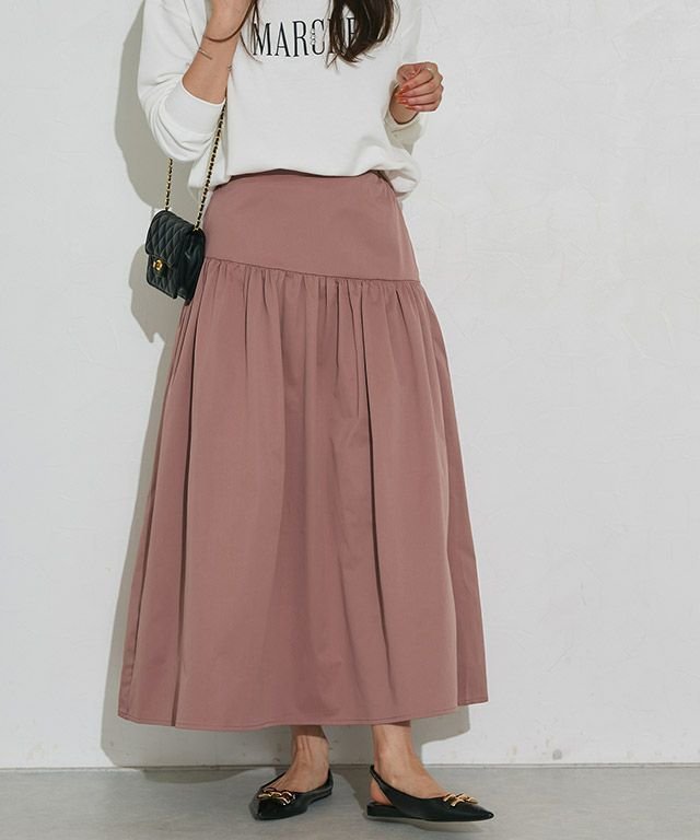 【ピエロ/Pierrot】の【アウトレットSALE!】切り替えフレアスカート インテリア・キッズ・メンズ・レディースファッション・服の通販 founy(ファニー) ファッション Fashion レディースファッション Fashion for Women スカート Skirts Aライン・フレアスカート A-Line & Flared Skirts アウトレット Outlet / Clearance ギャザー Gathered, Ruffled シンプル Simple, Minimal フェミニン Feminine, Girly フレア Flare, Flared プチプライス・低価格 Affordable / Budget Price 切り替えフレアスカート|ID: prp329100001868848 ipo3291000000033500834