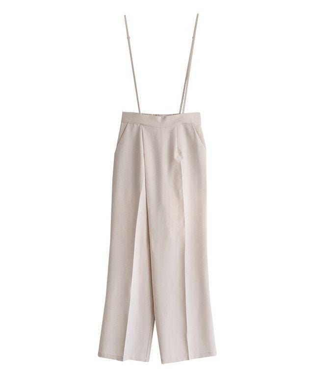 【ピエロ/Pierrot】のショルダー付きラップパンツ インテリア・キッズ・メンズ・レディースファッション・服の通販 founy(ファニー) 　ファッション　Fashion　レディースファッション　Fashion for Women　パンツ　Pants & Trousers　ショルダー　Shoulder, Shoulder Strap　プチプライス・低価格　Affordable / Budget Price　ラップ　Wrap, Wrap Design　エレガント 上品　Elegant　アイボリー|ID: prp329100001999173 ipo3291000000035996956