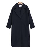 【ピエロ/Pierrot】の【アウトレットSALE!】メルトンチェスターコート ネイビー|ID: prp329100002019645 ipo3291000000035348187