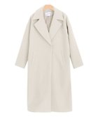 【ピエロ/Pierrot】の【アウトレットSALE!】メルトンチェスターコート アイボリー|ID: prp329100002019645 ipo3291000000035348190