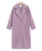 【ピエロ/Pierrot】の【アウトレットSALE!】メルトンチェスターコート ラベンダー|ID: prp329100002019645 ipo3291000000035348198