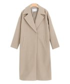 【ピエロ/Pierrot】のメルトンチェスターコート 人気、トレンドファッション・服の通販 founy(ファニー) ファッション Fashion レディースファッション Fashion for Women アウター Coat / Outerwear Collection コート・ロングコート・ピーコート Long Coats, Peacoats & More レディースジャケット・軽アウター Jackets チェスターコート・ロング丈アウター Chester Coats / Chesterfield Long Coats シンプル Simple, Minimal プチプライス・低価格 Affordable / Budget Price エレガント 上品 Elegant thumbnail グレージュ|ID: prp329100002019645 ipo3291000000036070200