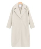 【ピエロ/Pierrot】のメルトンチェスターコート 人気、トレンドファッション・服の通販 founy(ファニー) ファッション Fashion レディースファッション Fashion for Women アウター Coat / Outerwear Collection コート・ロングコート・ピーコート Long Coats, Peacoats & More レディースジャケット・軽アウター Jackets チェスターコート・ロング丈アウター Chester Coats / Chesterfield Long Coats シンプル Simple, Minimal プチプライス・低価格 Affordable / Budget Price エレガント 上品 Elegant thumbnail アイボリー|ID: prp329100002019645 ipo3291000000036070202