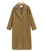 【ピエロ/Pierrot】のメルトンチェスターコート 人気、トレンドファッション・服の通販 founy(ファニー) ファッション Fashion レディースファッション Fashion for Women アウター Coat / Outerwear Collection コート・ロングコート・ピーコート Long Coats, Peacoats & More レディースジャケット・軽アウター Jackets チェスターコート・ロング丈アウター Chester Coats / Chesterfield Long Coats シンプル Simple, Minimal プチプライス・低価格 Affordable / Budget Price エレガント 上品 Elegant thumbnail キャメル|ID: prp329100002019645 ipo3291000000036070204