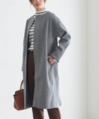 【ピエロ/Pierrot】のメルトンノーカラーコート 167cm / 杢グレー / M|ID: prp329100002019646 ipo3291000000036044684