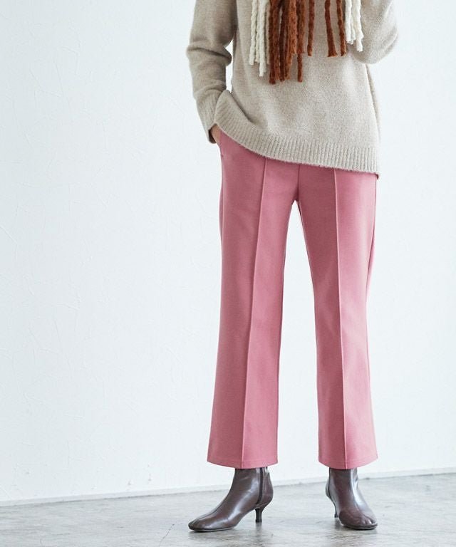 【ピエロ/Pierrot】のカット起毛ピンタックボックスパンツ インテリア・キッズ・メンズ・レディースファッション・服の通販 founy(ファニー) 　ファッション　Fashion　レディースファッション　Fashion for Women　パンツ　Pants & Trousers　プチプライス・低価格　Affordable / Budget Price　ボックス　Boxy, Box Shape　ピンク|ID: prp329100002060897 ipo3291000000035997045