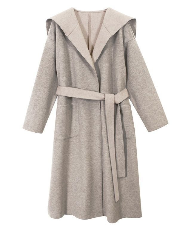 【ピエロ/Pierrot】のダブルフェイスセーラーカラーコート インテリア・キッズ・メンズ・レディースファッション・服の通販 founy(ファニー) 　ファッション　Fashion　レディースファッション　Fashion for Women　アウター　Coat / Outerwear Collection　コート・ロングコート・ピーコート　Long Coats, Peacoats & More　レディースジャケット・軽アウター　Jackets　インナー　Innerwear　シンプル　Simple, Minimal　ダブル　Double, Double-Breasted　トレンド　Trend, Trending Now　ビッグ　Big, Oversized　フェイス　Face, Facial Design　プチプライス・低価格　Affordable / Budget Price　ボトム　Bottoms, Lower Wear　杢モカ|ID: prp329100002069758 ipo3291000000036070296