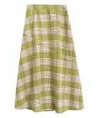 【ピエロ/Pierrot】の【アウトレットSALE!】ウール混チェック柄フレアスカート 人気、トレンドファッション・服の通販 founy(ファニー) ファッション Fashion レディースファッション Fashion for Women スカート Skirts Aライン・フレアスカート A-Line & Flared Skirts アウトレット Outlet / Clearance チェック Check, Plaid, Tartan フレア Flare, Flared プチプライス・低価格 Affordable / Budget Price thumbnail ピスタチオ|ID: prp329100002081807 ipo3291000000036070413