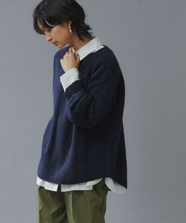 【ピエロ/Pierrot】のRASW アルパカ混ボートネックニット 人気、トレンドファッション・服の通販 founy(ファニー) 　ファッション　Fashion　レディースファッション　WOMEN　トップス・カットソー　Tops/Tshirt　ニット　Knit Tops　スリーブ　Sleeve　バルーン　Balloon　プチプライス・低価格　Affordable　ラウンド　Round　エレガント 上品　Elegant　 other-1|ID: prp329100002089018 ipo3291000000028986948