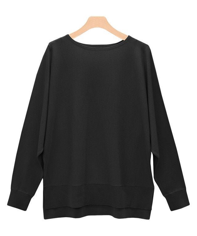 【ピエロ/Pierrot】のRASW ウール混ドルマンニット 人気、トレンドファッション・服の通販 founy(ファニー) 　ファッション　Fashion　レディースファッション　Fashion for Women　トップス・カットソー　Cut & Sew Tops　ニット　Knit Tops & Sweaters　シンプル　Simple, Minimal　スリット　Slit, Slit Detail　フィット　Fit, Slim Fit　フロント　Front, Front Design　プチプライス・低価格　Affordable / Budget Price　エレガント 上品　Elegant　 other-1|ID: prp329100002089022 ipo3291000000036070475