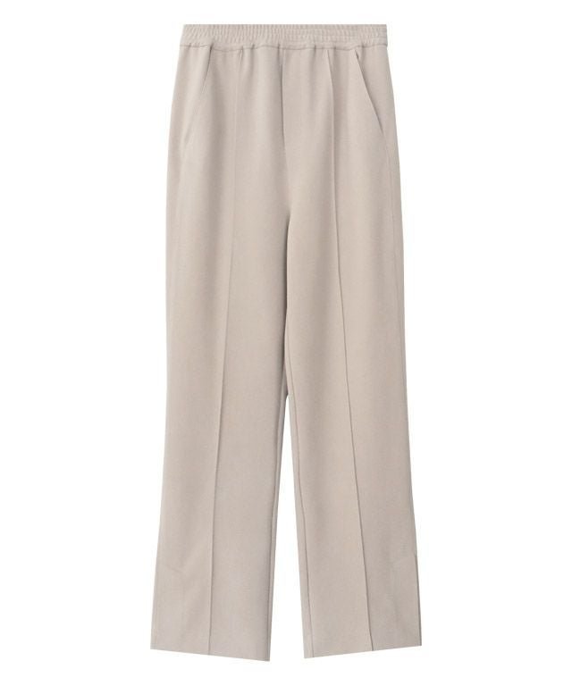 【ピエロ/Pierrot】の【アウトレットSALE!】 RASW ハイストレッチスリットイージーパンツ インテリア・キッズ・メンズ・レディースファッション・服の通販 founy(ファニー) 　ファッション　Fashion　レディースファッション　Fashion for Women　パンツ　Pants & Trousers　アウトレット　Outlet / Clearance　ストレッチ　Stretch, Stretchy Fabric　スリット　Slit, Slit Detail　センター　Center, Center Line　パターン　Pattern, Design Print　プチプライス・低価格　Affordable / Budget Price　グレージュ|ID: prp329100002246655 ipo3291000000035995446