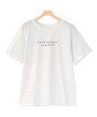 【ピエロ/Pierrot】の選べるシルケットロゴTシャツ B/オフホワイト×チャコール|ID:prp329100002275573