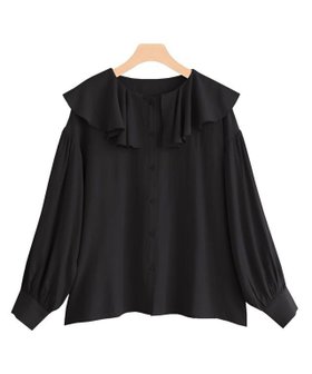 【ピエロ/Pierrot】のフリルカラーブラウス 人気、トレンドファッション・服の通販 founy(ファニー) ファッション Fashion レディースファッション Fashion for Women トップス・カットソー Cut & Sew Tops シャツ・ブラウス・オフィスカジュアル Elegant Blouses & Button-Ups ギャザー Gathered, Ruffled フリル Frill, Ruffle プチプライス・低価格 Affordable / Budget Price |ID:prp329100002285442