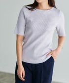 【ピエロ/Pierrot】のシルクタッチウォッシャブル半袖リブニット 人気、トレンドファッション・服の通販 founy(ファニー) ファッション Fashion レディースファッション Fashion for Women トップス・カットソー Cut & Sew Tops ニット Knit Tops & Sweaters シルク Silk, 100% Silk デコルテ Décolleté, Neckline フィット Fit, Slim Fit プチプライス・低価格 Affordable / Budget Price リブニット Rib Knit, Ribbed Knit エレガント 上品 Elegant 半袖 Short Sleeve, Half Sleeve 吸水 Absorbent, Quick-Dry 定番 Standard, Basic Item thumbnail 166cm / アイスラベンダーグレー / ボートネック / M|ID: prp329100002332782 ipo3291000000035346009