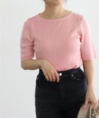 【ピエロ/Pierrot】のシルクタッチウォッシャブル半袖リブニット 人気、トレンドファッション・服の通販 founy(ファニー) ファッション Fashion レディースファッション Fashion for Women トップス・カットソー Cut & Sew Tops ニット Knit Tops & Sweaters シルク Silk, 100% Silk デコルテ Décolleté, Neckline フィット Fit, Slim Fit プチプライス・低価格 Affordable / Budget Price リブニット Rib Knit, Ribbed Knit エレガント 上品 Elegant 半袖 Short Sleeve, Half Sleeve 吸水 Absorbent, Quick-Dry 定番 Standard, Basic Item thumbnail 150cm / ライトピンク / ボートネック / M|ID: prp329100002332782 ipo3291000000035346019