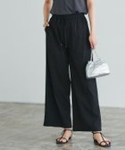 【ピエロ/Pierrot】のストレッチツイルワイドパンツ 167cm / ブラック / M|ID: prp329100002376823 ipo3291000000035995725
