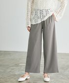 【ピエロ/Pierrot】のストレッチツイルワイドパンツ 166cm / チャコールグレー / M|ID: prp329100002376823 ipo3291000000035995727