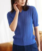 【ピエロ/Pierrot】のリネンタッチポロニット 人気、トレンドファッション・服の通販 founy(ファニー) ファッション Fashion レディースファッション Fashion for Women トップス・カットソー Cut & Sew Tops ニット Knit Tops & Sweaters コンパクト Compact, Small Size プチプライス・低価格 Affordable / Budget Price 夏 Summer 透かし Cut-Out, Lacework thumbnail リネンタッチポロニット|ID: prp329100002399294 ipo3291000000036067393