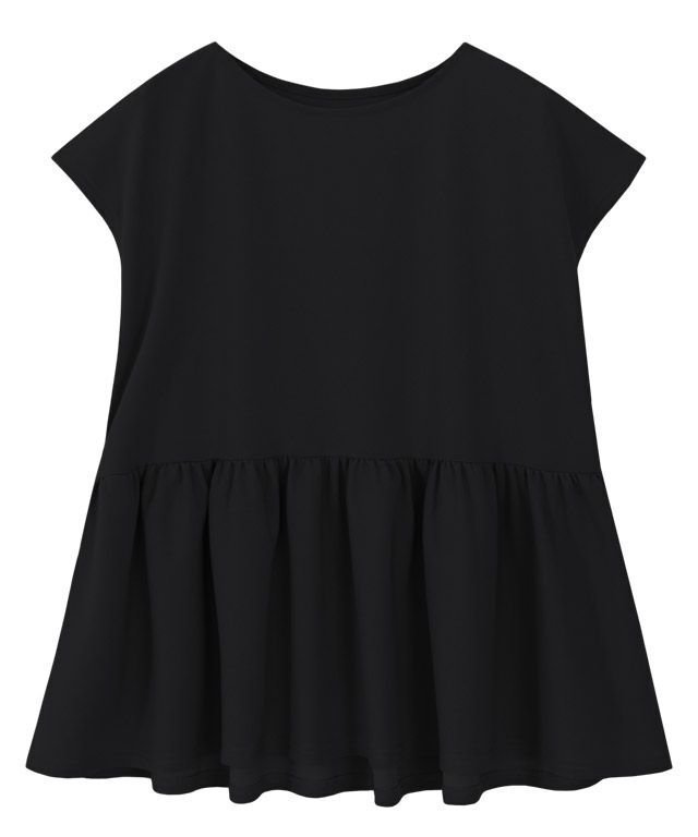 【ピエロ/Pierrot】のフレンチスリーブフレアTブラウス 【UVカット・接触冷感】 インテリア・キッズ・メンズ・レディースファッション・服の通販 founy(ファニー) https://founy.com/ ファッション Fashion レディースファッション Fashion for Women トップス・カットソー Cut & Sew Tops シャツ・ブラウス・オフィスカジュアル Elegant Blouses & Button-Ups カットソー Cut and Sewn Top ギャザー Gathered, Ruffled ジョーゼット Georgette, Semi-Sheer Fabric フェミニン Feminine, Girly フレア Flare, Flared プチプライス・低価格 Affordable / Budget Price |ID: prp329100002465498 ipo3291000000024901206