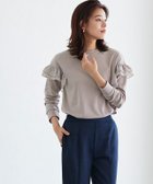 【ピエロ/Pierrot】のポンチフレアドッキングプルオーバー ピンクグレージュ|ID: prp329100002610034 ipo3291000000036266887