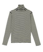 【ピエロ/Pierrot】の選べるタートルネックリブニット ブラック×オフホワイト|ID: prp329100002630217 ipo3291000000036341260