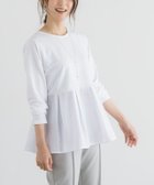 【ピエロ/Pierrot】のライトスウェットタックデザインプルオーバー オフホワイト|ID: prp329100002633389 ipo3291000000036266948