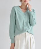 【ピエロ/Pierrot】のプレミアムカシミヤタッチカーディガン 167cm / ブルーミント / M|ID: prp329100002690387 ipo3291000000034283395