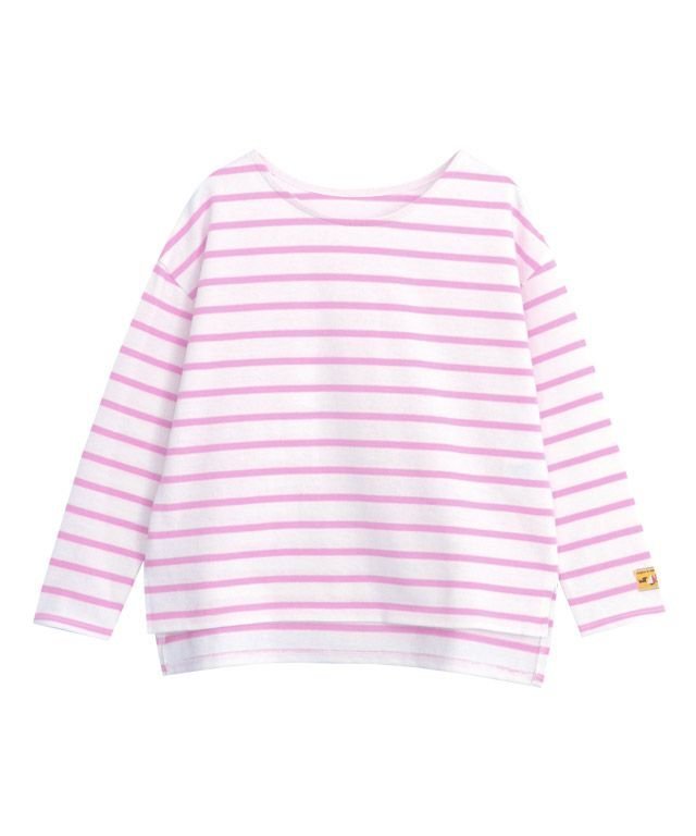 【ピエロ/Pierrot】のlulpini 【クレパスコラボ】ボーダーロングスリーブTシャツ 人気、トレンドファッション・服の通販 founy(ファニー) 　ファッション　Fashion　レディースファッション　WOMEN　トップス・カットソー　Tops/Tshirt　シャツ/ブラウス　Shirts/Blouses　ロング / Tシャツ　T-Shirts　プチプライス・低価格　Affordable　ボーダー　Border　ワンポイント　One Point　吸水　Water Absorption　 other-1|ID: prp329100002710588 ipo3291000000024900853