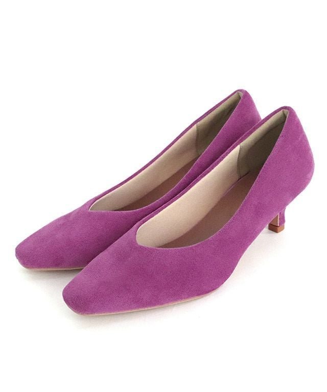 【ピエロ/Pierrot】の【F会場】スエードスクエアトゥパンプス インテリア・キッズ・メンズ・レディースファッション・服の通販 founy(ファニー) 　ファッション　Fashion　レディースファッション　Fashion for Women　シューズ　Shoes, Footwear　プチプライス・低価格　Affordable / Budget Price　ベリーピンク|ID: prp329100002710591 ipo3291000000036068170