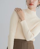 【ピエロ/Pierrot】のストレッチリブハイネックニット 165cm / アイボリー / M|ID: prp329100002745038 ipo3291000000036340369