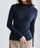 【ピエロ/Pierrot】のストレッチリブハイネックニット 167cm / ネイビー / M|ID: prp329100002745038 ipo3291000000036340371